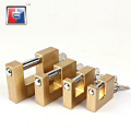 Door anti-theft safe anti hammer sliding bolt rectangle padlock Iron block padlocks rectangular pin sliding bolt padlock